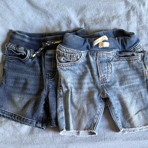 2 Pairs Toddler Denim Shorts size 2T
